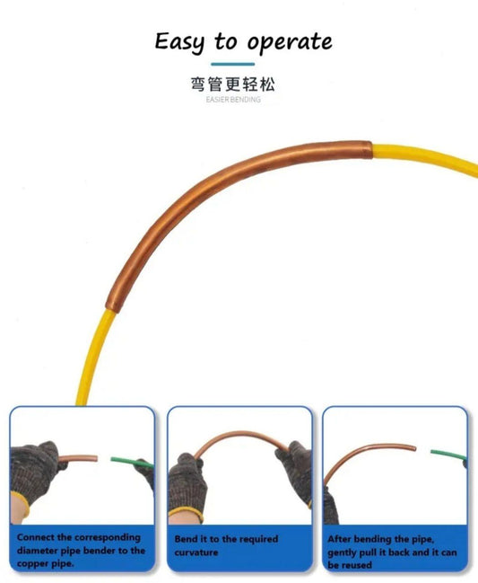 Kit cintreuse plastique 4 metre 1/4 3/8 1/2 5/8 أنابيب الحماية أثناء ثني النحاس
